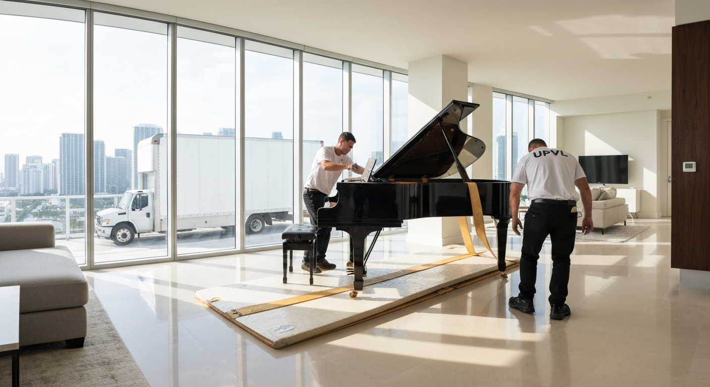 Piano Movers in Miami: Safe Grand & Upright Moves